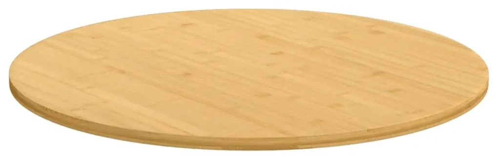 352675 vidaXL Плот за маса Ø70x1,5 см бамбук