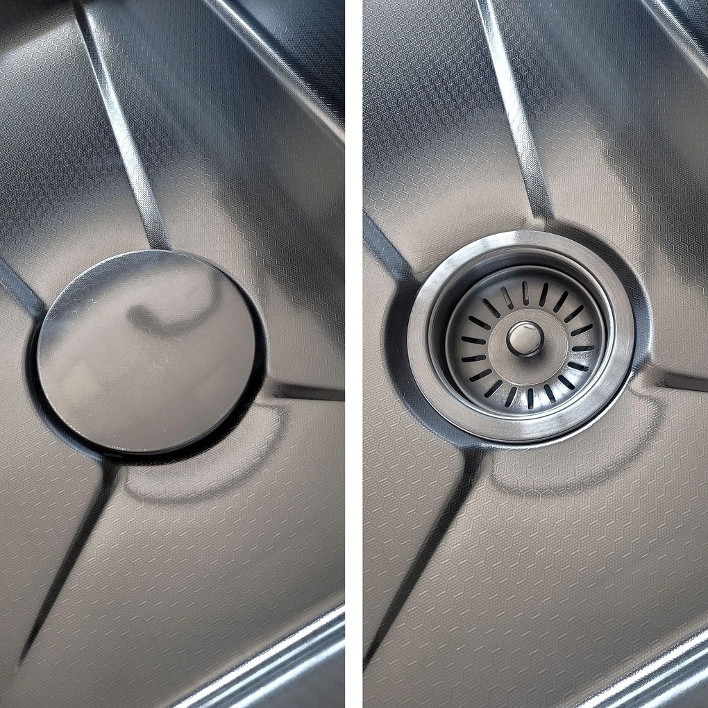 Многофункционална стоманена мивка 10 в 1 REA Alonzo Brush Nickel