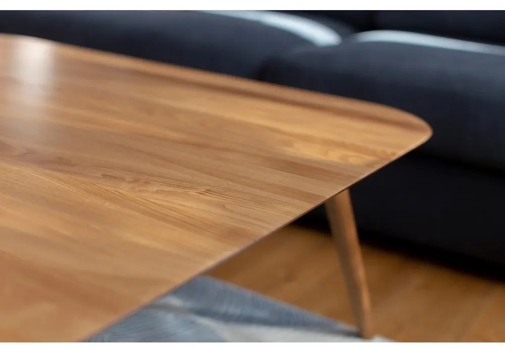 Масичка за кафе от ясенова дървесина, 110 x 110 cm Contrast Tetra - Ragaba