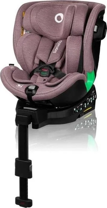 Lionelo - Автокресло HARMONY i-Size 40-150 см с въртяща се основа, розово