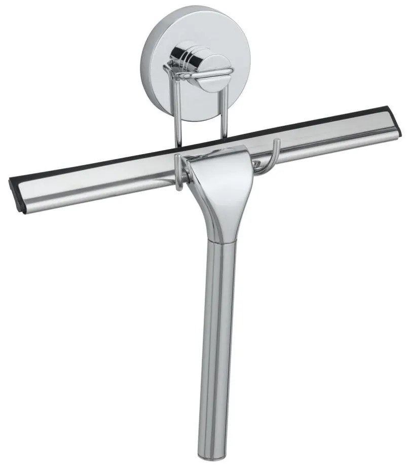 WENKO 20877100-Стъргалка VACUUM-LOC, кръгла, стоманена, 24,5x25 cm, неръждаема стомана/блестящ хром/сребрист