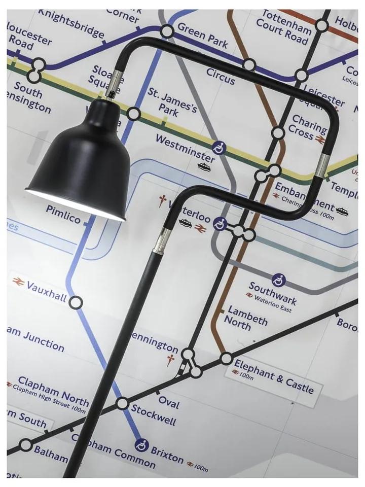 Черна свободностояща лампа London - it's about RoMi