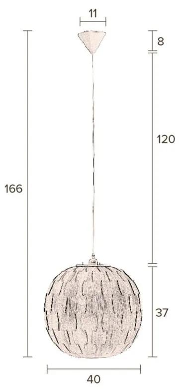 Висяща лампа Circle, ⌀ 40 cm Bond - Dutchbone