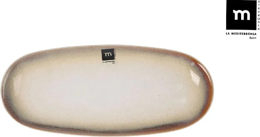 Плато овал LA MEDITERRANEA Fustam, Порцелан - 34x15 cm