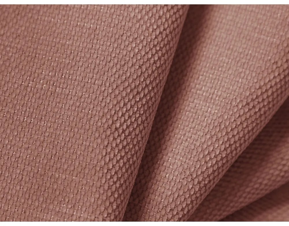 Розово двойно тапицирано легло с място за съхранение с включена подматрачна рамка 140x200 cm Colonel – Cosmopolitan Design