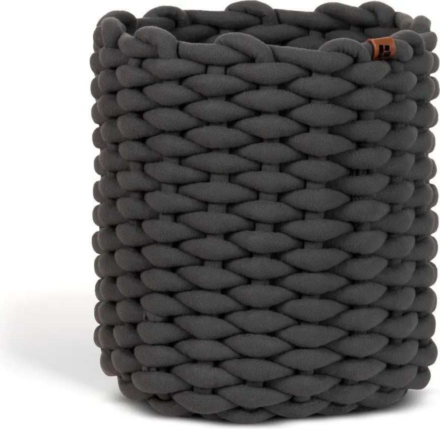 Текстилна кошница ø 25x25 cm Peach Skin Round M – Bigso