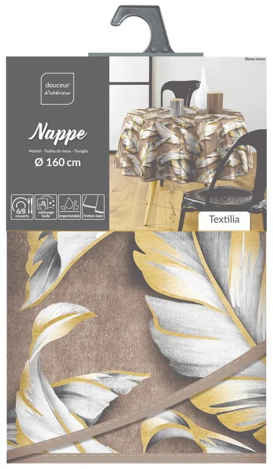 Покривка за маса ø 160 cm Ebany – douceur d'intérieur