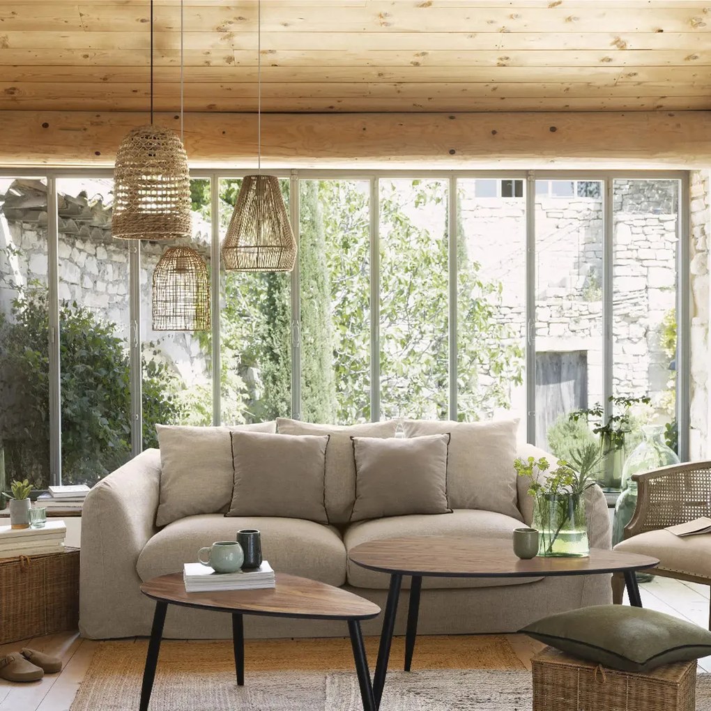 Холна маса atmosphera Mileo, 88x98 cm, 2 бр - Бял