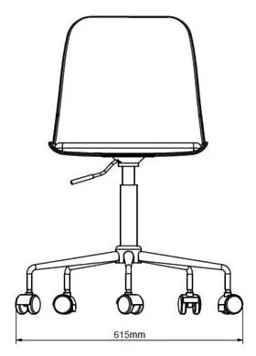 Зелен офис стол Whistler - Unique Furniture