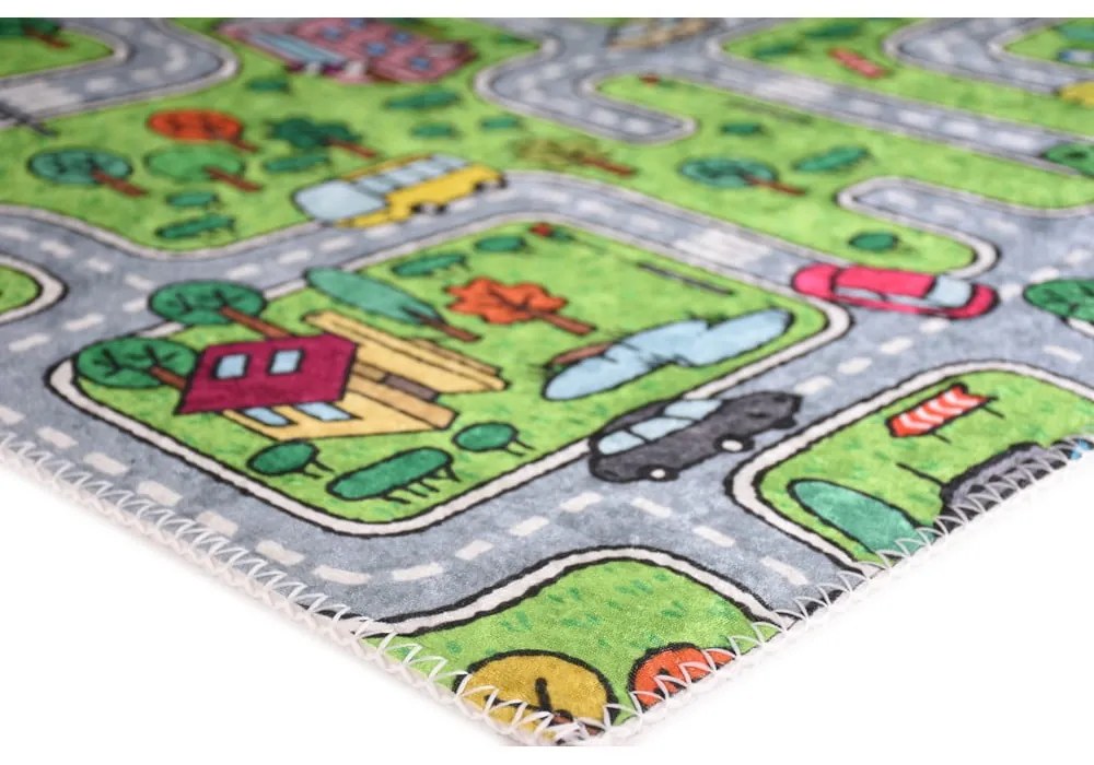 Зелен детски килим 120x180 cm Green Neighborhood – Vitaus