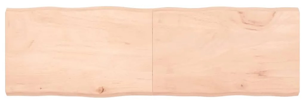 363905 vidaXL Плот за маса 160x50x(2-6) см необработено масивно дърво жив ръб