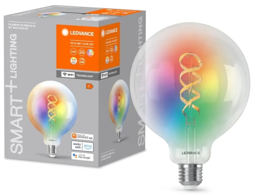 LED RGBW Димируема крушка SMART+ E27/4,8W/230V 2700-6500K Wi-Fi - Ledvance