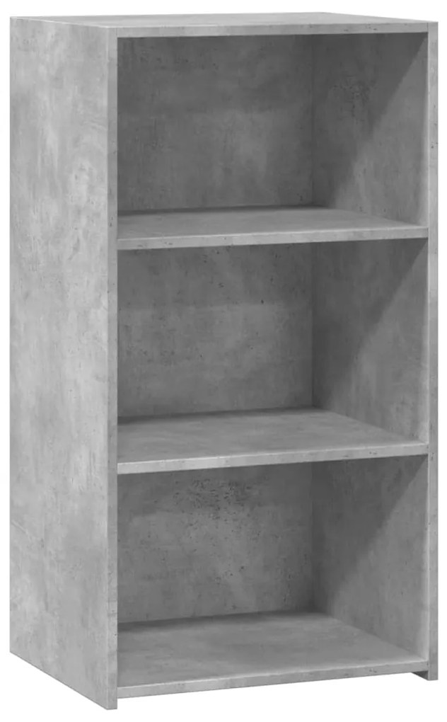 846365 vidaXL Бюфет, бетонно сив, 50x41x93 см, инженерно дърво