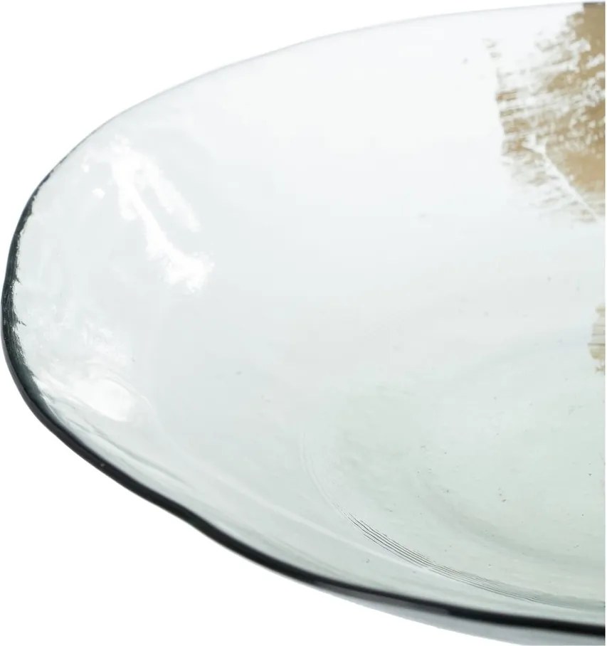 Стъклен декоративен поднос ø 29 cm – Ixia