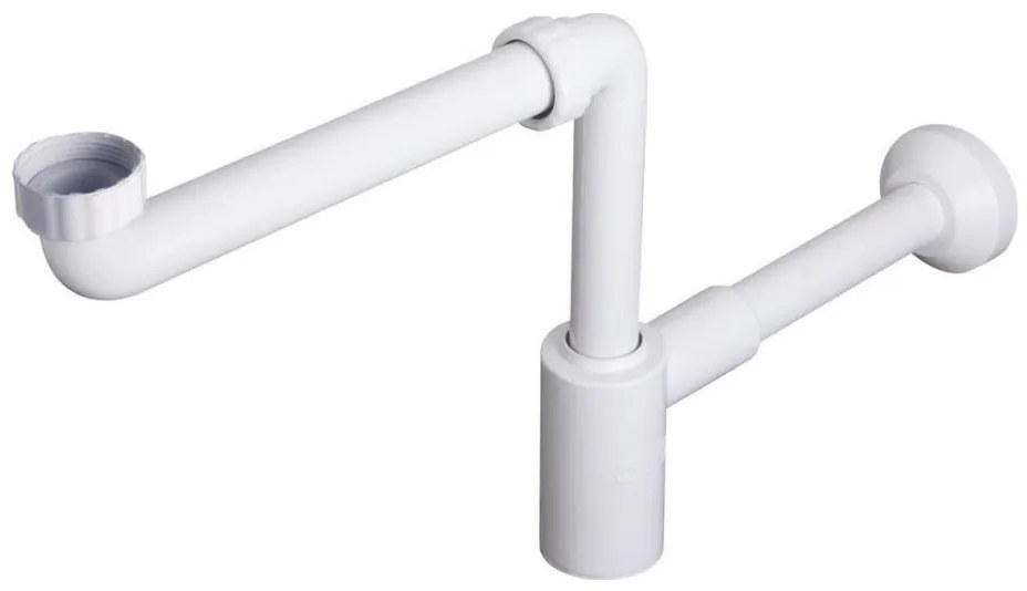 Bruckner - Сифон за басейн мебели CRONO DN32 бял