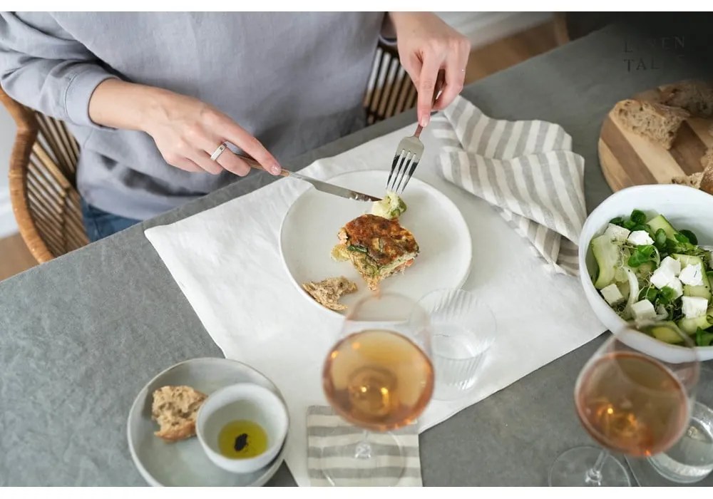 Ленена кърпа за съдове 45x65 cm Natural White Stripes – Linen Tales