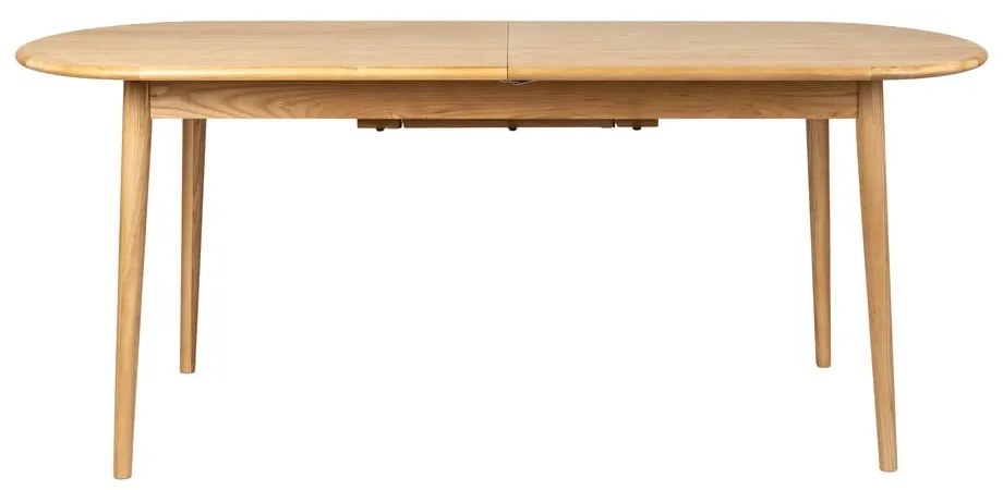 Сгъваема трапезна маса с допълнителна плоча с дъбов плот 90x180 cm Twist – Zuiver