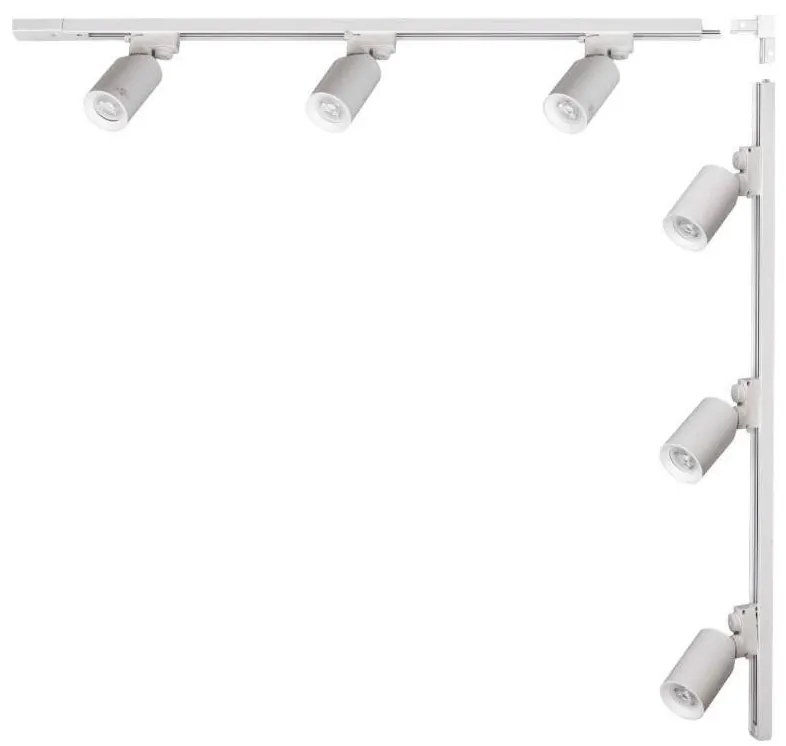 Zuma Line 3567 - Точково осветително тяло за шинна система TORE 6xGU10/35W/230V бяло