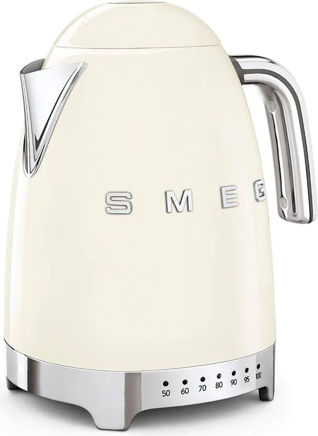 Кремава електрическа кана от неръждаема стомана 1,7 l Retro Style – SMEG