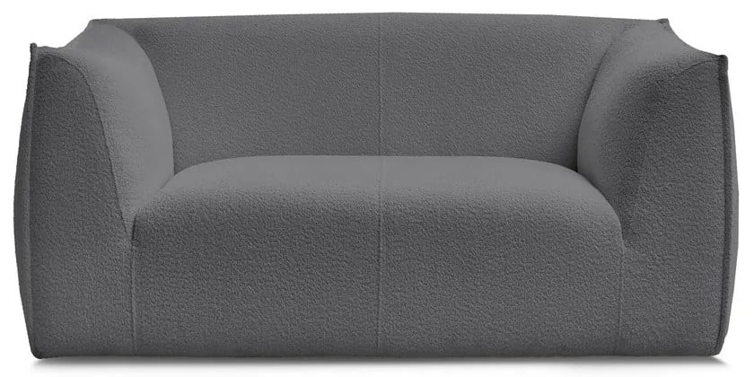 Тъмносив диван от прежда с примки от букле 170 cm Giorgia – Bobochic Paris