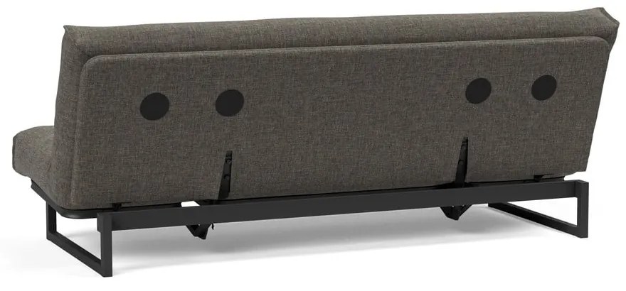 Сиво-кафяв разтегателен диван 200 cm Fraction – Innovation