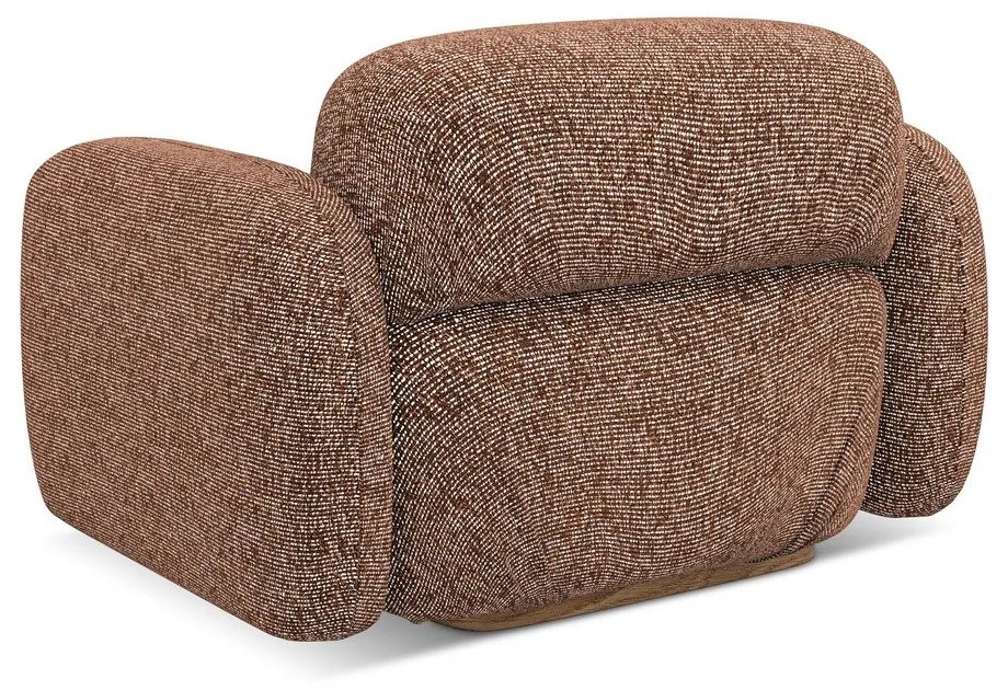 Оранжево/кафяво кресло Ailani – Makamii