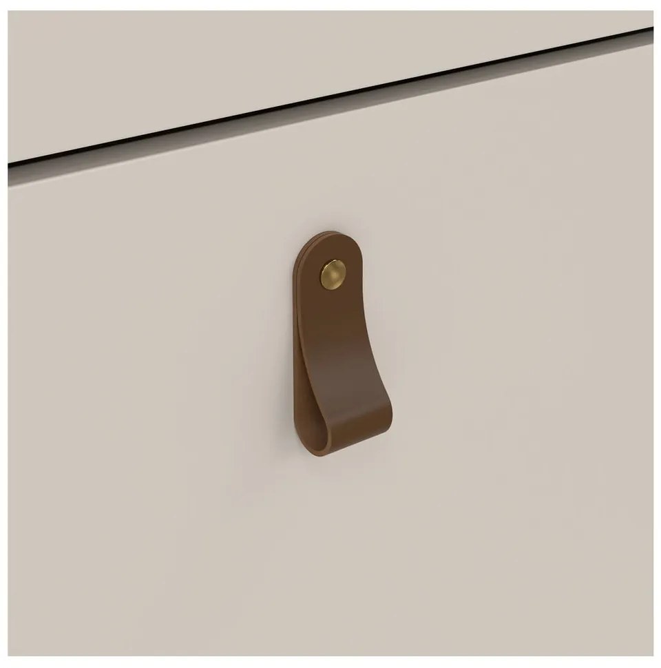 Сиво-бежова накланяща се стойка за обувки Madrid – Tvilum