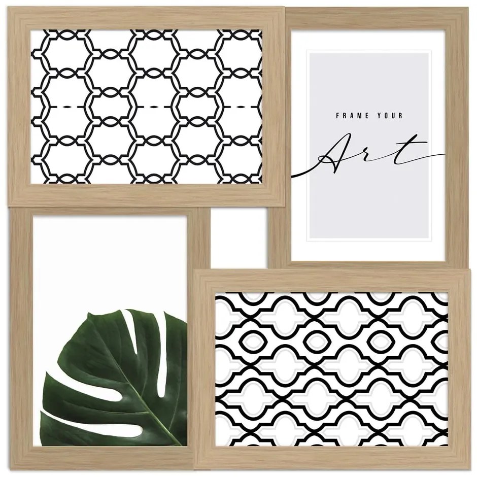 Рамка висяща в естествен цвят 27x27 cm Beech – knor