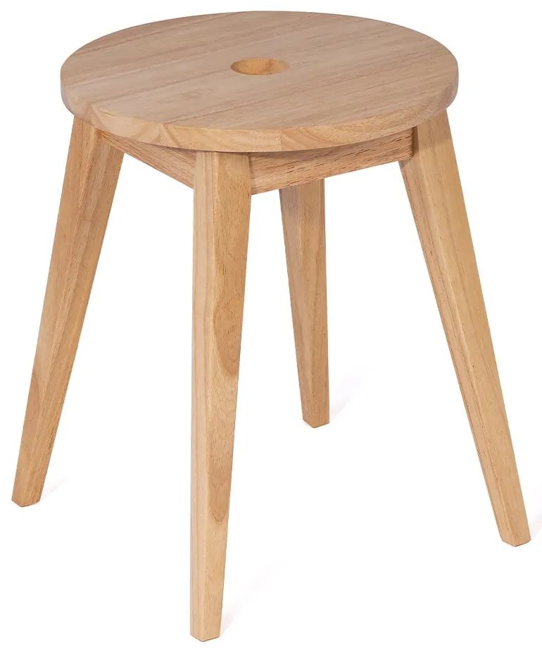 Стол от масивно каучуково дърво в светло естествен цвят Club – Bonami Essentials