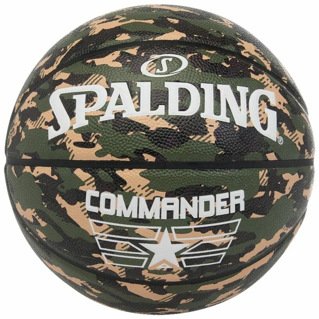 Баскетболна Топка Spalding Commander Camo 7 Зелен