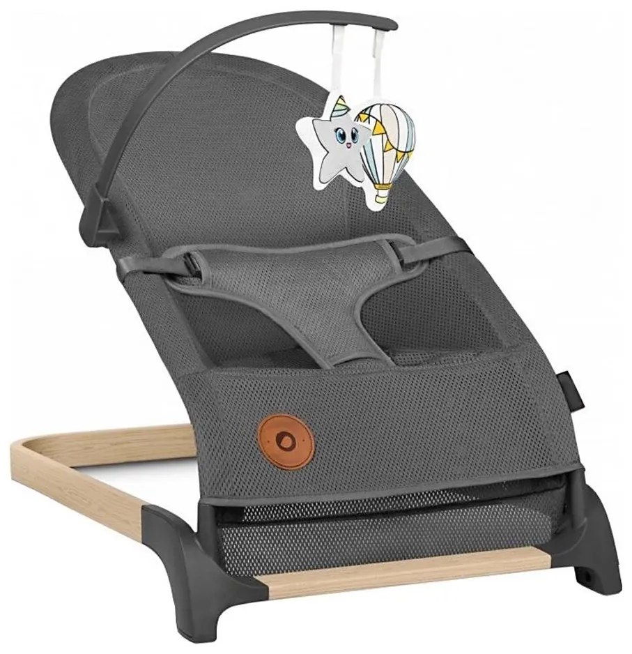 Lionelo - Бебешка люлка JUNE сив