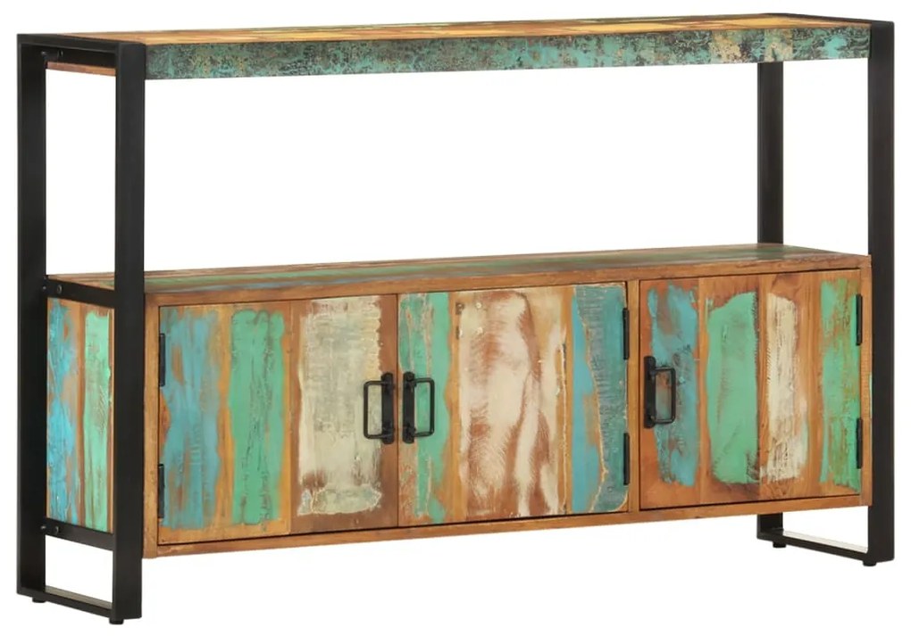 247922 vidaXL Бюфет, 120x30x75 см, регенерирано дърво масив