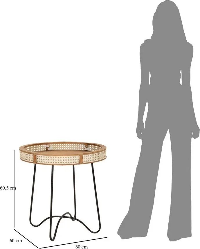 Кръгла странична масичка ø 60 cm Fuji – Mauro Ferretti