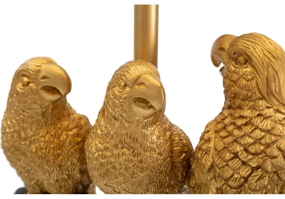 Черна настолна лампа Папагали - Mauro Ferretti