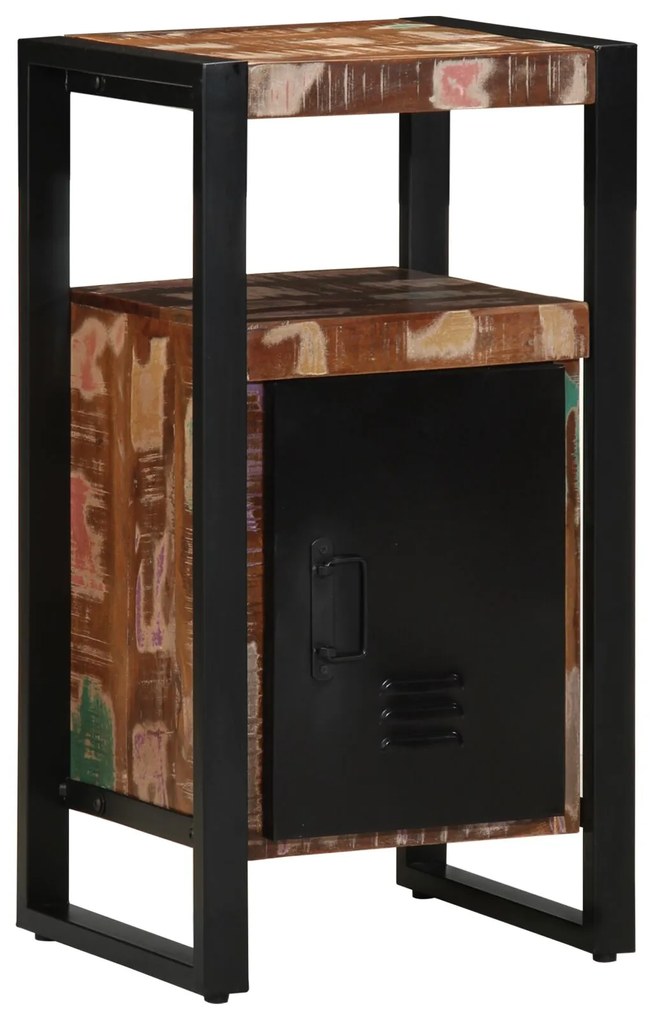 Sonata H шкаф за баня Многоцветен 40x35x75 см Масивно регенерирано дърво