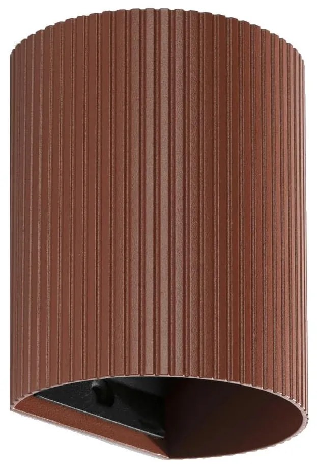 FARO 40529 - Аплик SOLE 1xGU10/8W/230V тухла велпапе кръгъл