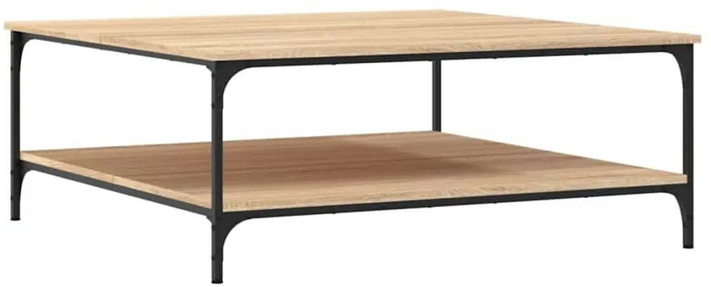 832844 vidaXL Кафе маса, дъб сонома, 100x100x40 см, инженерно дърво