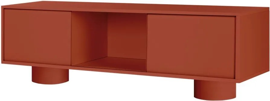Теракотена маса за телевизор 160x48x42 cm Taro – noo.ma