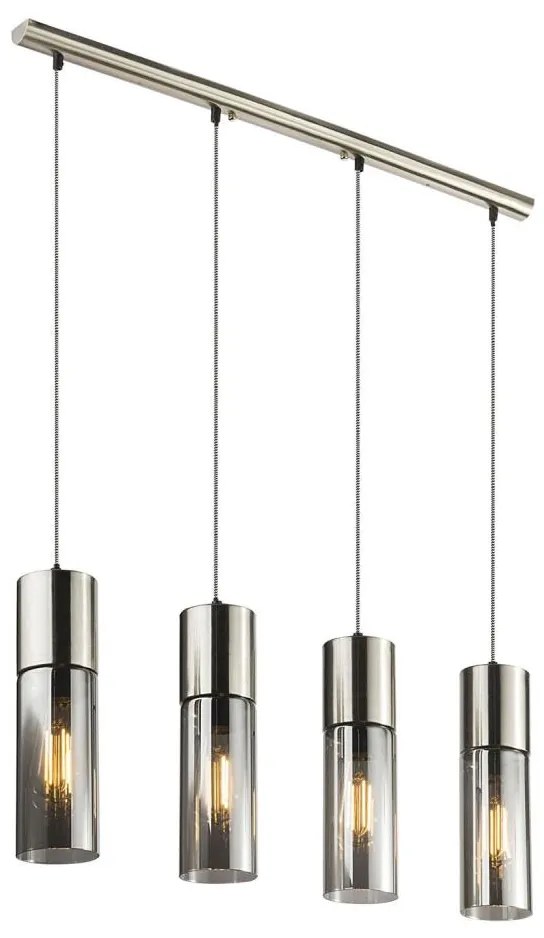 GLOBO 21000-4HN - Пендел ANNIKA 4xE27/25W/230V хром