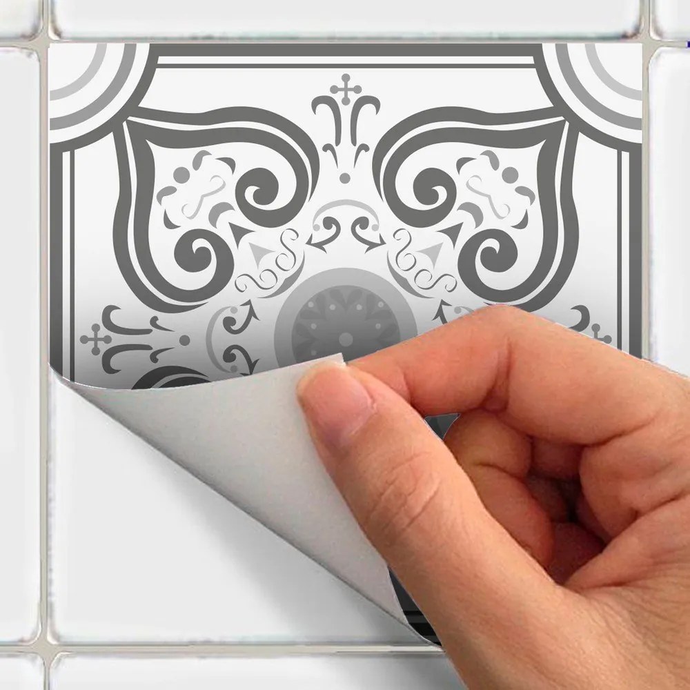 Комплект от 24 декоративни стикера за стена , 15 x 15 cm Gythio - Ambiance