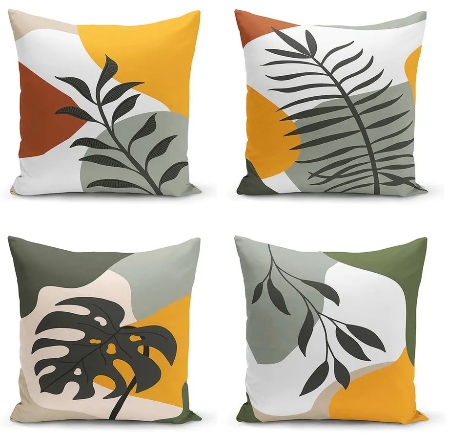 Калъфки за възглавници в комплект от 4 броя 43x43 cm - Minimalist Cushion Covers