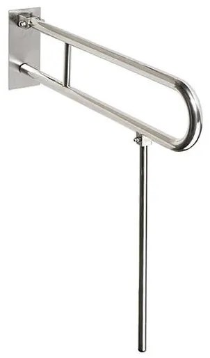 Дръжка 10x80 cm неръждаема стомана/сребриста