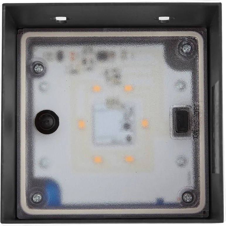 Външна стенна лампа черна с LED IP65 соларна - Charlene