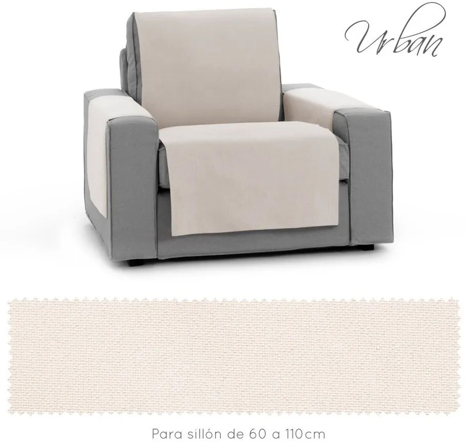 Кремаво покривало за кресло 55 cm Urban – Casa Selección