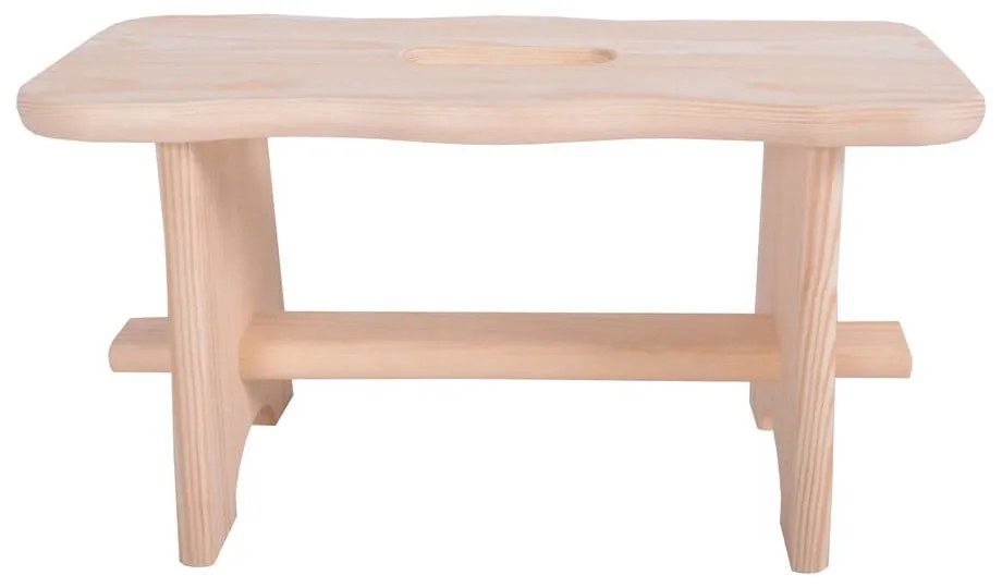 Стол от масивен бор в естествен цвят Tirolo – Rojaplast