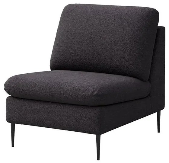 Фотьойл от черно букле Moilo - MESONICA