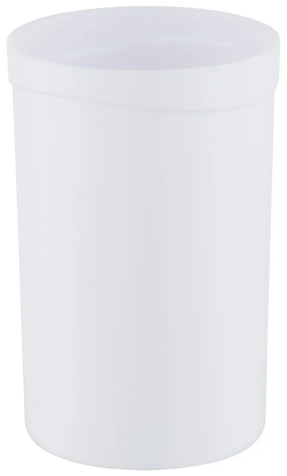 Бяла пластмасова чаша за четки за зъби Vigo - Allstar