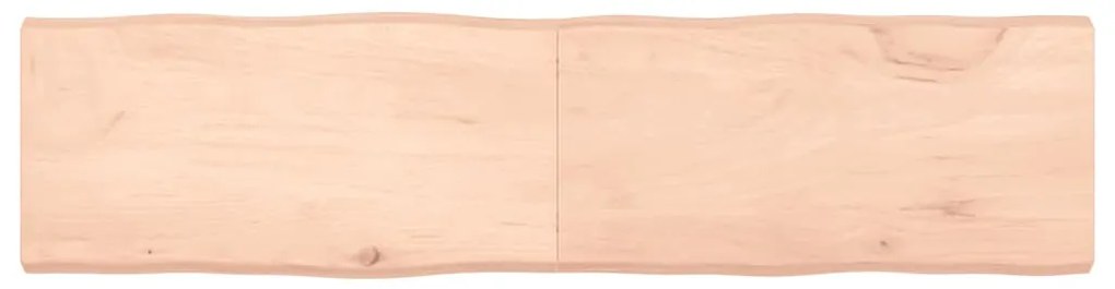 363903 vidaXL Плот за маса 160x40x(2-6) см необработено масивно дърво жив ръб