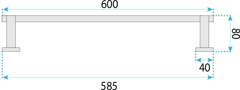 Закачалка за баня 39101 Ori Brush Gold