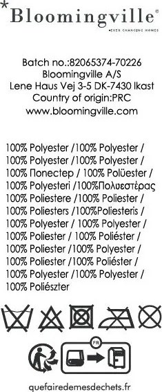 Бежова табуретка от изкуствен косъм Bobbie – Bloomingville